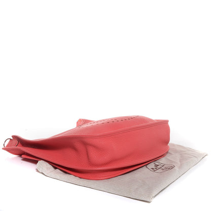 Hermes Taurillon Clemence Evelyne III GM Rose Jaipur 10 of 15