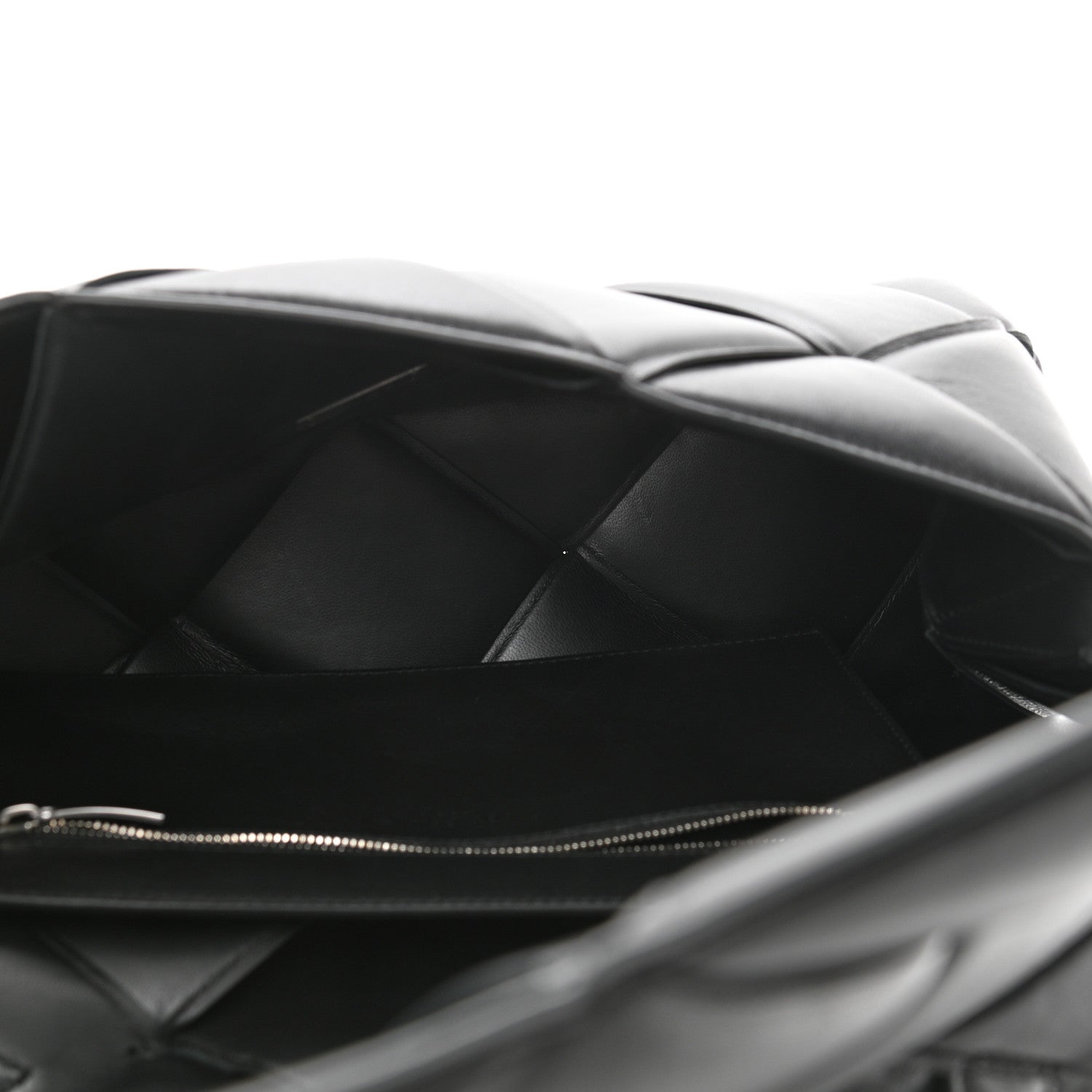 Bottega Veneta Nappa Intreccio Padded Top Handle Shoulder Bag Black 4 of 8