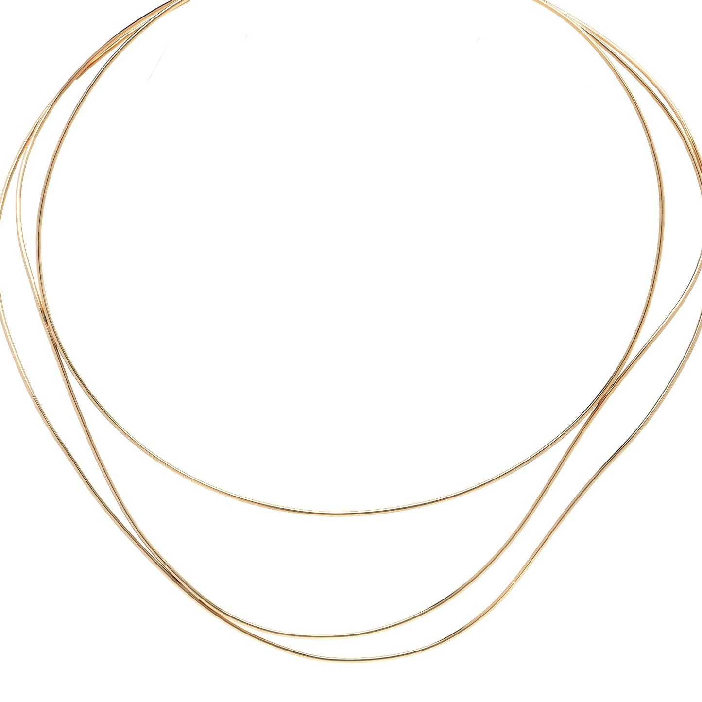 18K Yellow Gold Elsa Peretti Wave Necklace