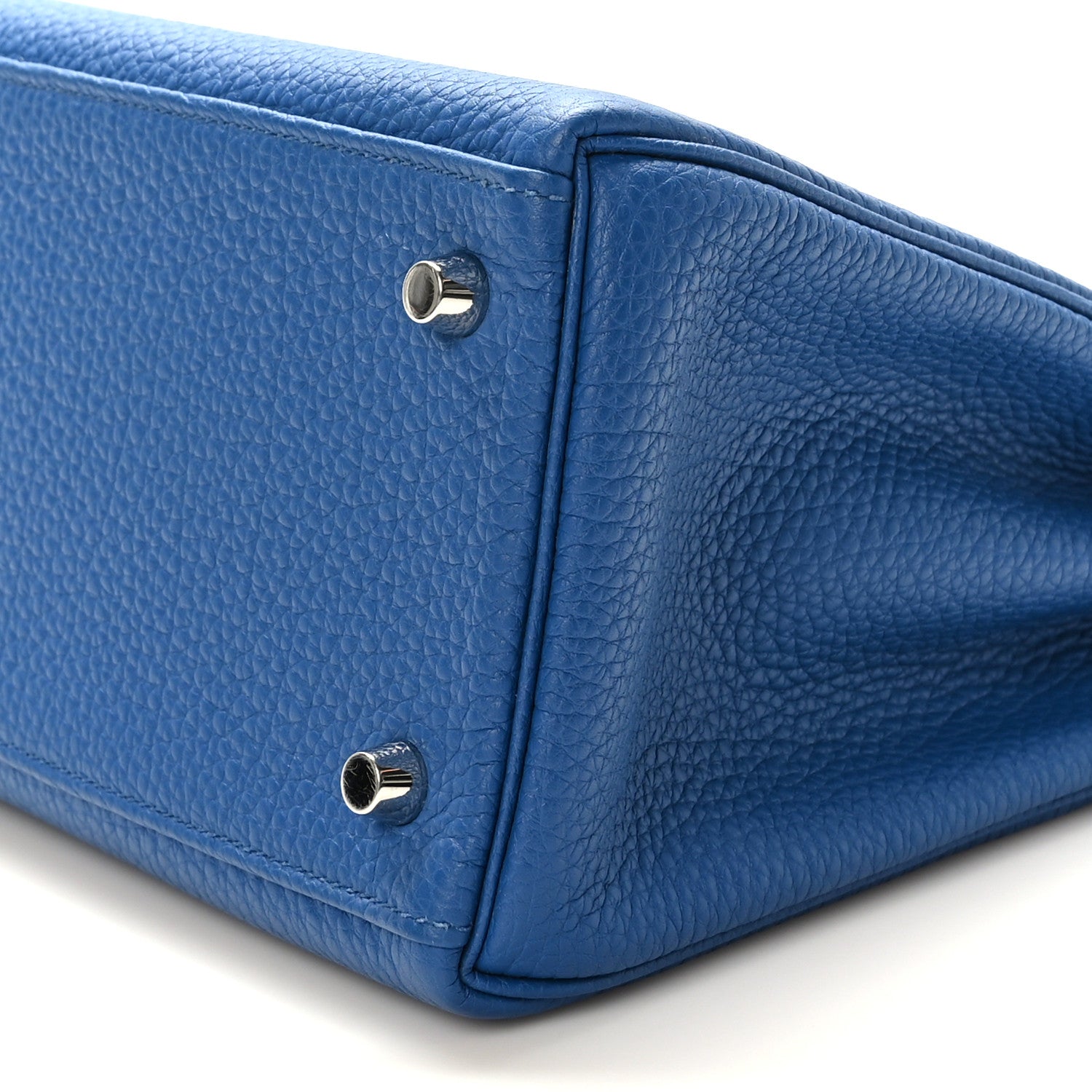 Hermes Togo Kelly Retourne 28 Bleu France 9 of 10