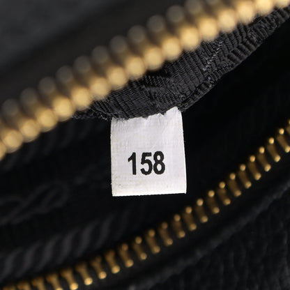 Prada Vitello Phenix Double Zip Crossbody Bag Black 8 of 11