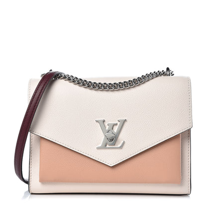 Louis Vuitton Soft Calfskin Mylockme Chain Bag BB Rose Silk Quartz Calla 1 of 9