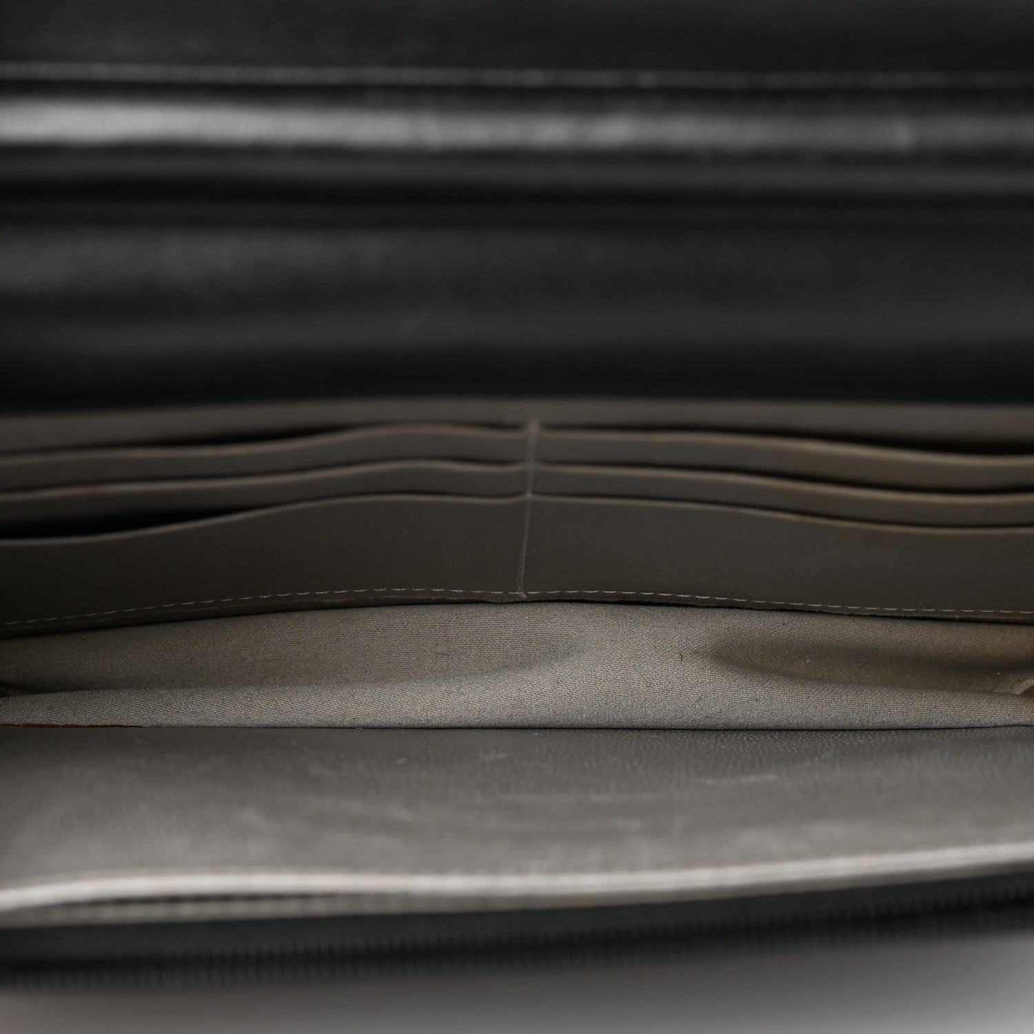 Chanel Lambskin Camellia Embossed Wallet On Chain WOC Black 5 of 9