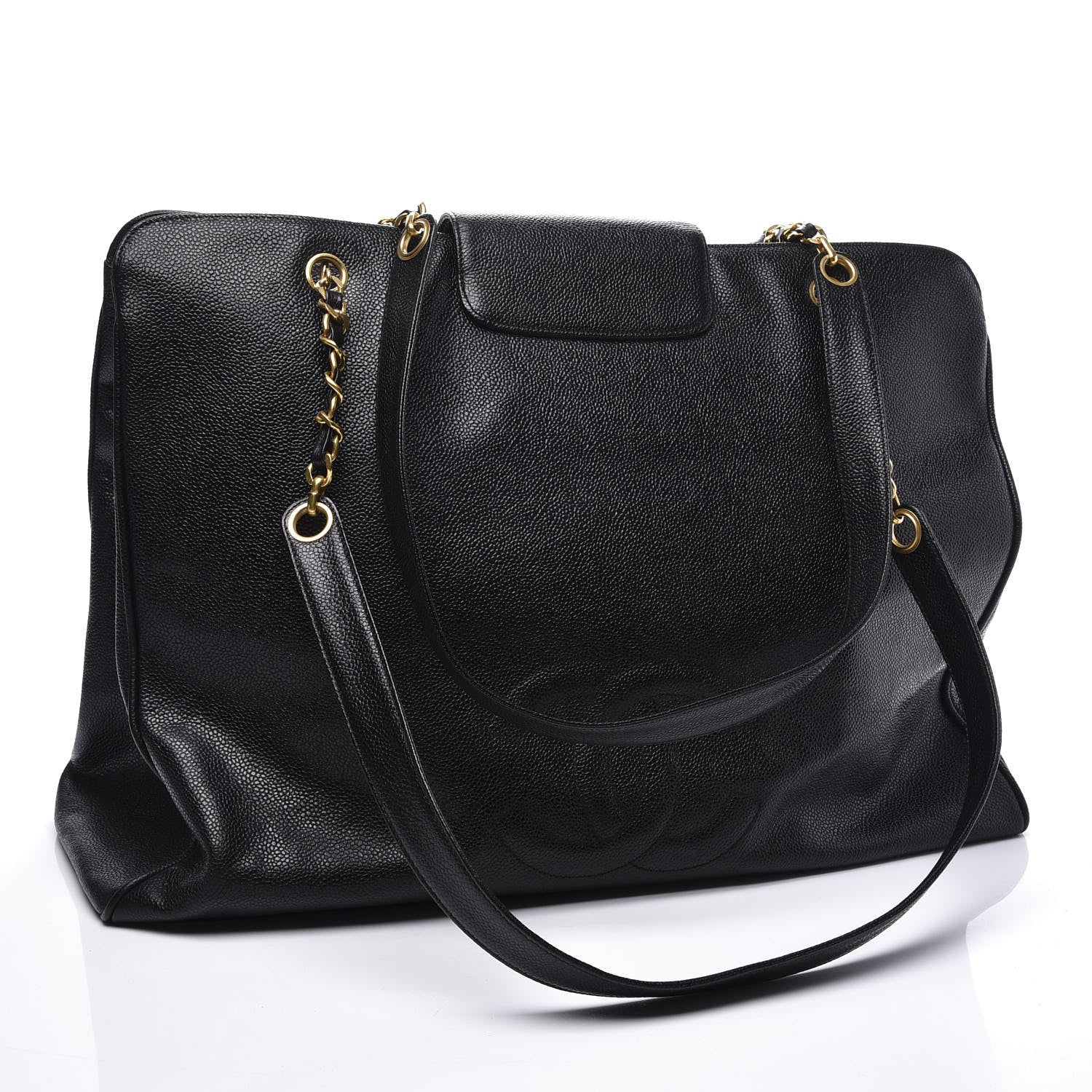 Chanel Caviar XL Weekender Bag Black 2 of 10