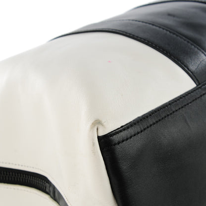3.1 Phillip Lim 3.1 Calfskin Tri-Color 31 Hour Bag Black White Putty 9 of 9