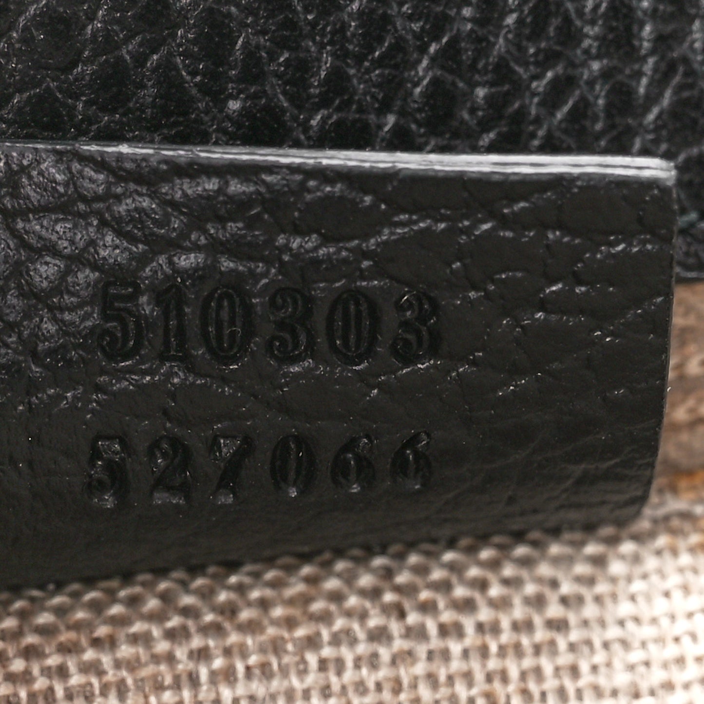 Dollar Calfskin Interlocking G Chain Wallet Black