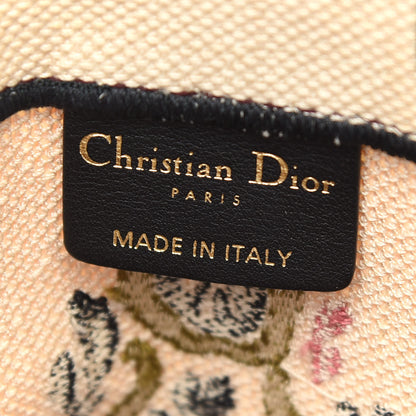 Christian Dior Canvas Embroidered Geometric Book Tote Multicolor 6 of 9