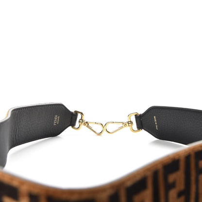 Fendi Velvet Tapestry FF Strap You Tobacco 3 of 4