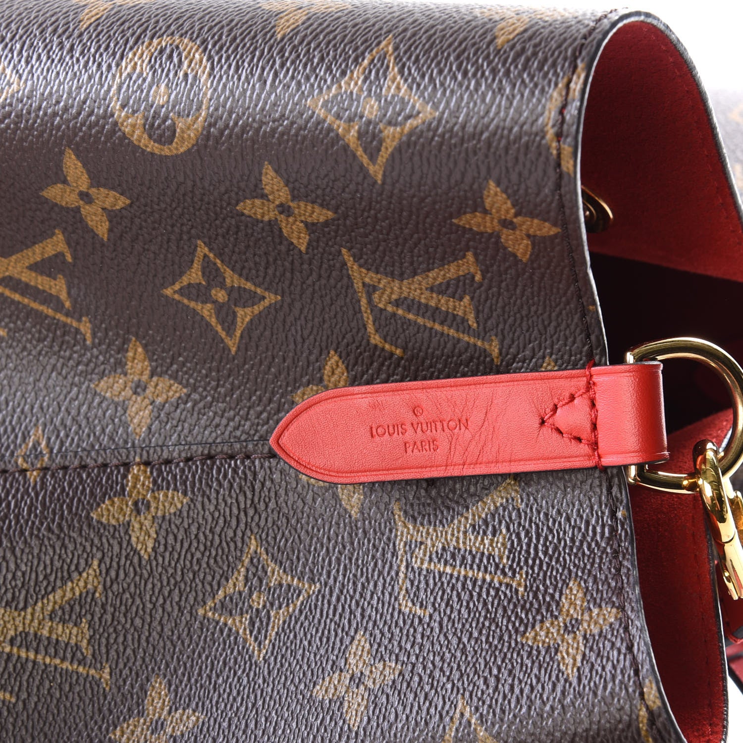 Louis Vuitton Monogram Neonoe MM Coquelicot 9 of 10