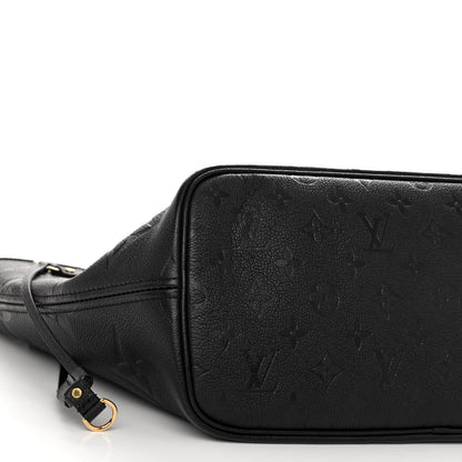 Louis Vuitton Empreinte Monogram Giant Neverfull MM Black 9 of 10