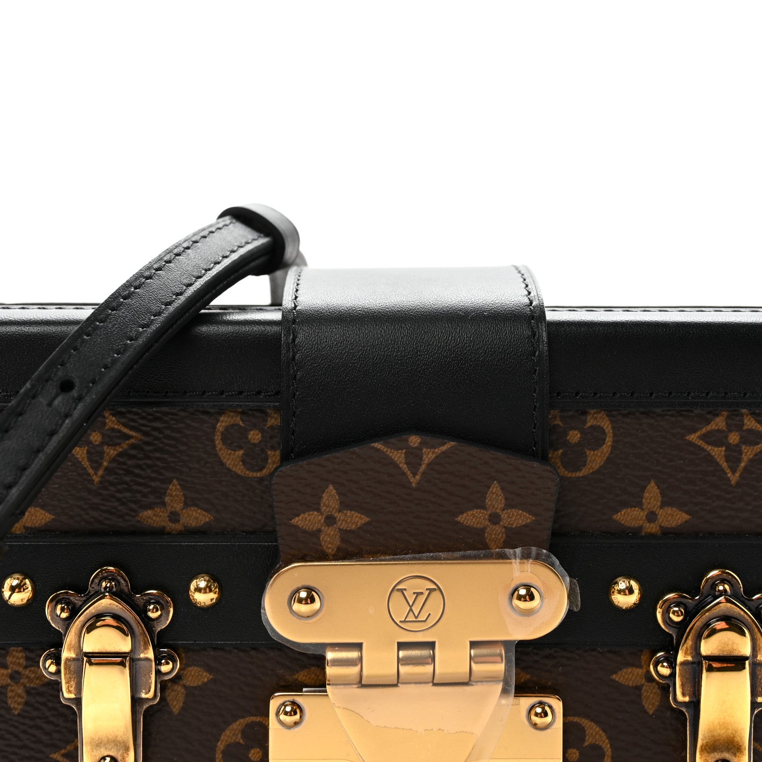 Louis Vuitton Monogram Petite Malle Black 7 of 10