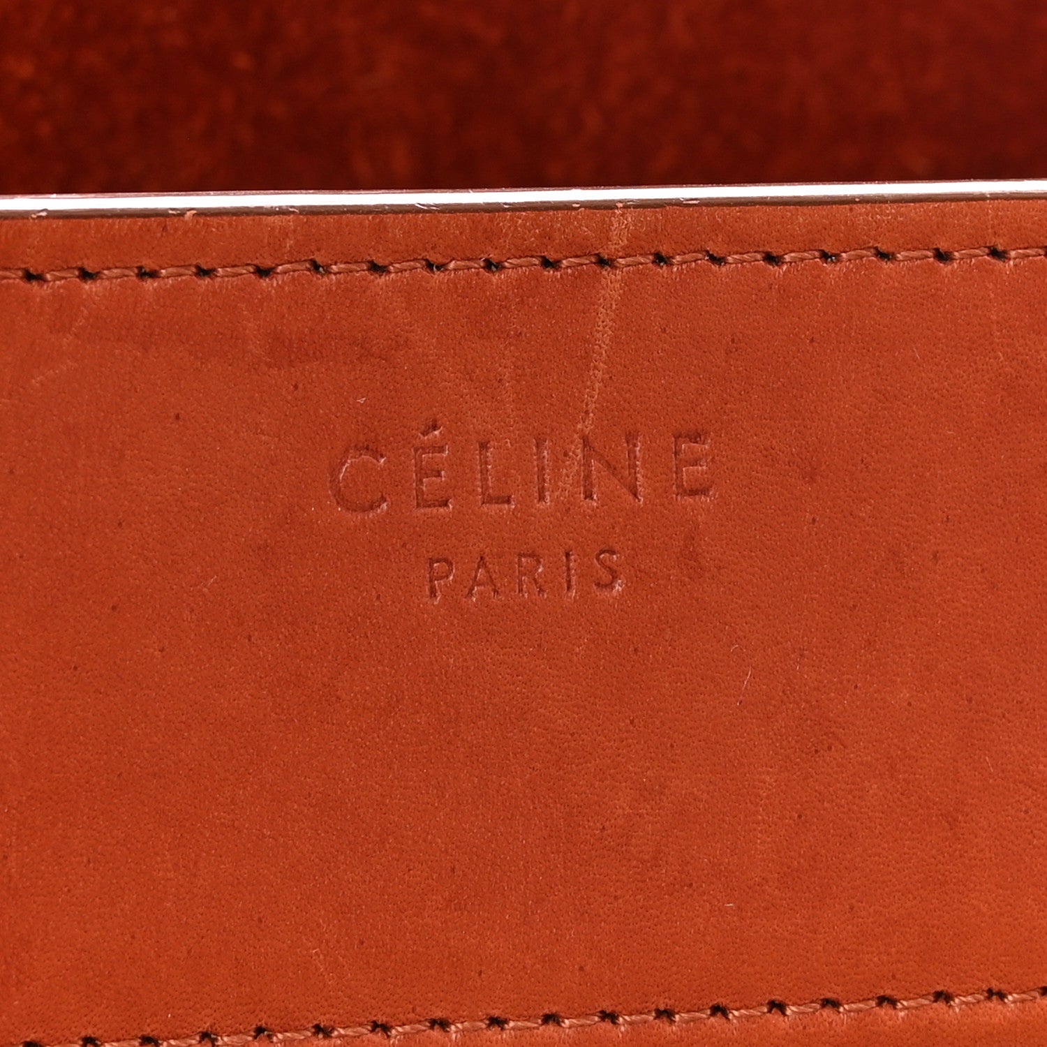 Celine Natural Calfskin Medium Phantom Luggage Brick 6 of 10