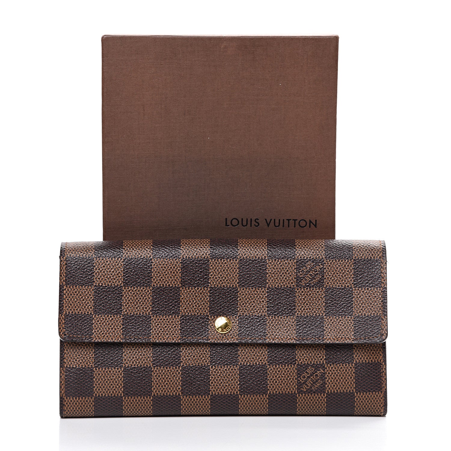 Louis Vuitton Damier Ebene Sarah Wallet 11 of 11