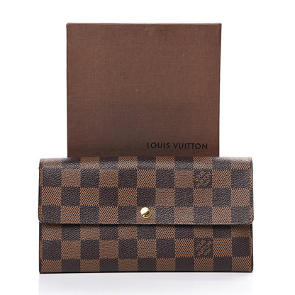 Louis Vuitton Damier Ebene Sarah Wallet 11 of 11