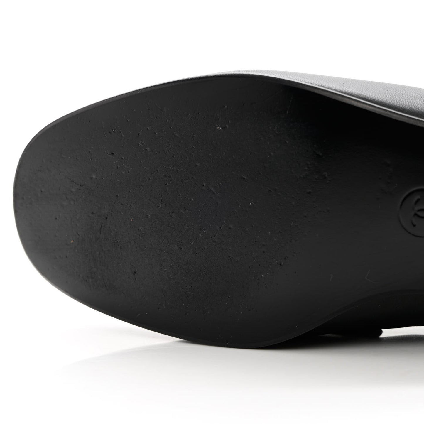 Lambskin Quilted Boy Loafers 38 Black