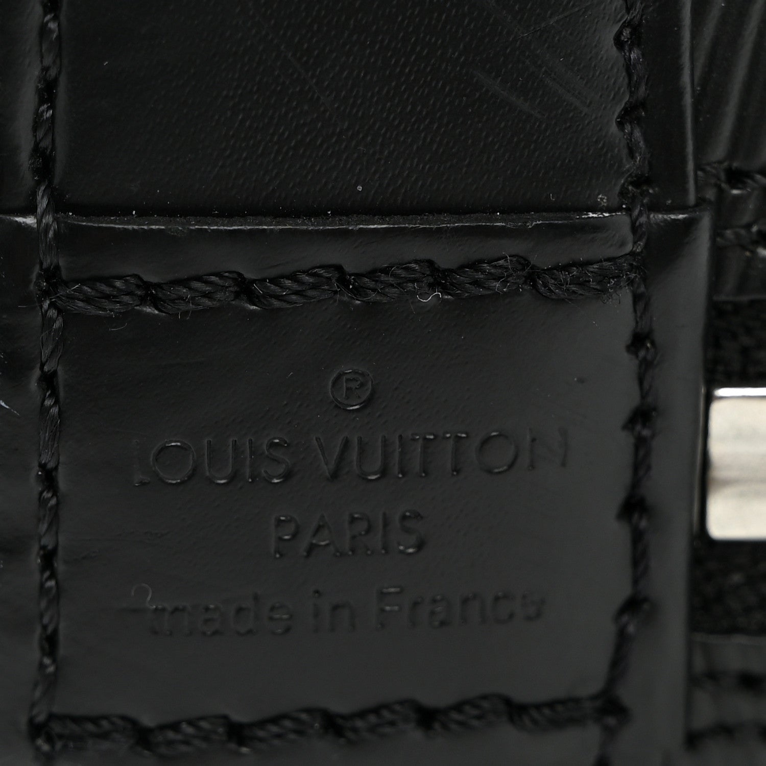 Louis Vuitton Epi Alma BB Black 5 of 8