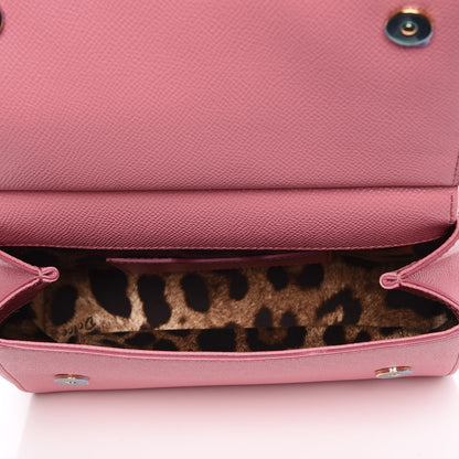 Dolce & Gabbana Dauphine Love Small Miss Sicily Satchel Pink 5 of 6