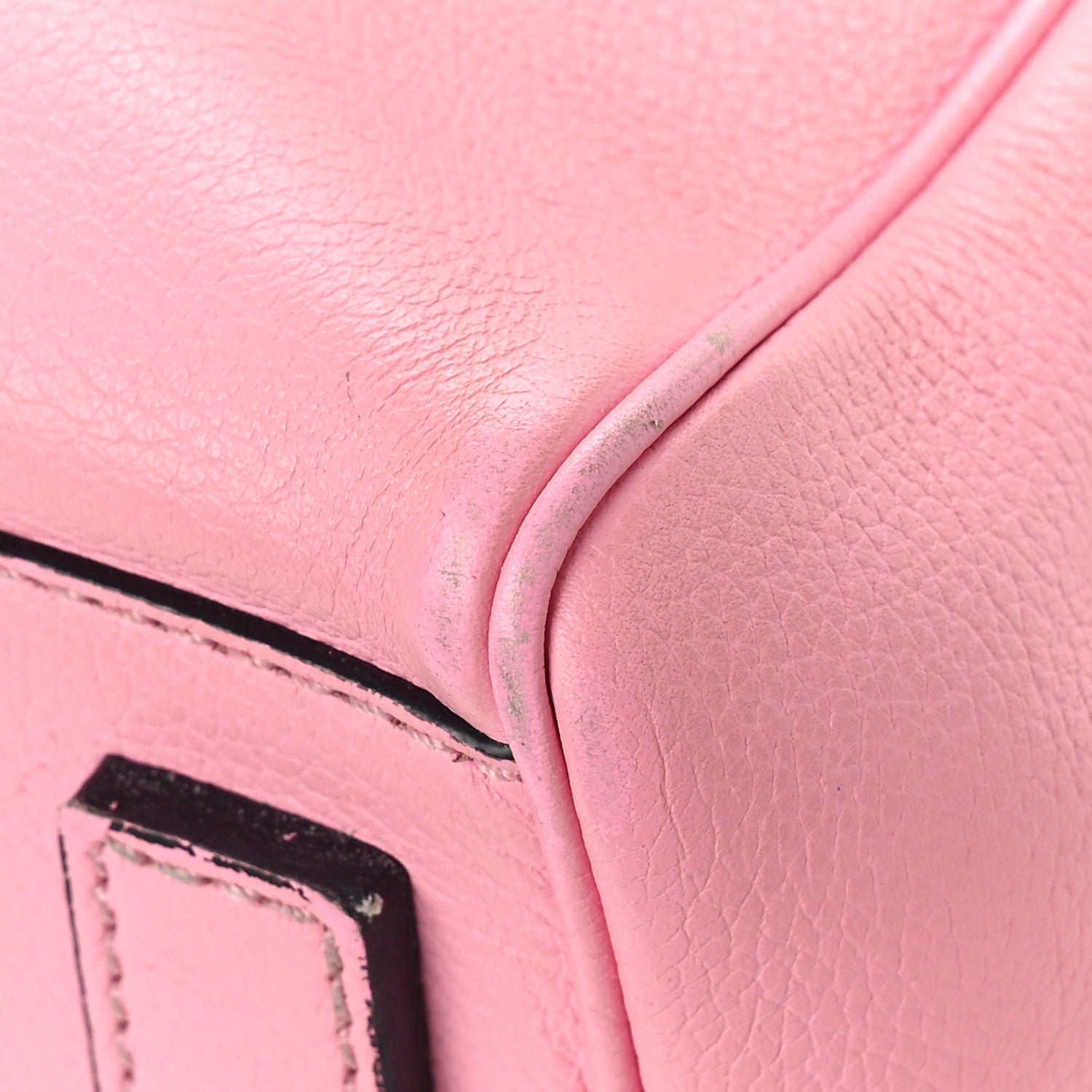 Versace Grained Calfskin Small La Medusa Top Handle Bag Pink 10 of 11