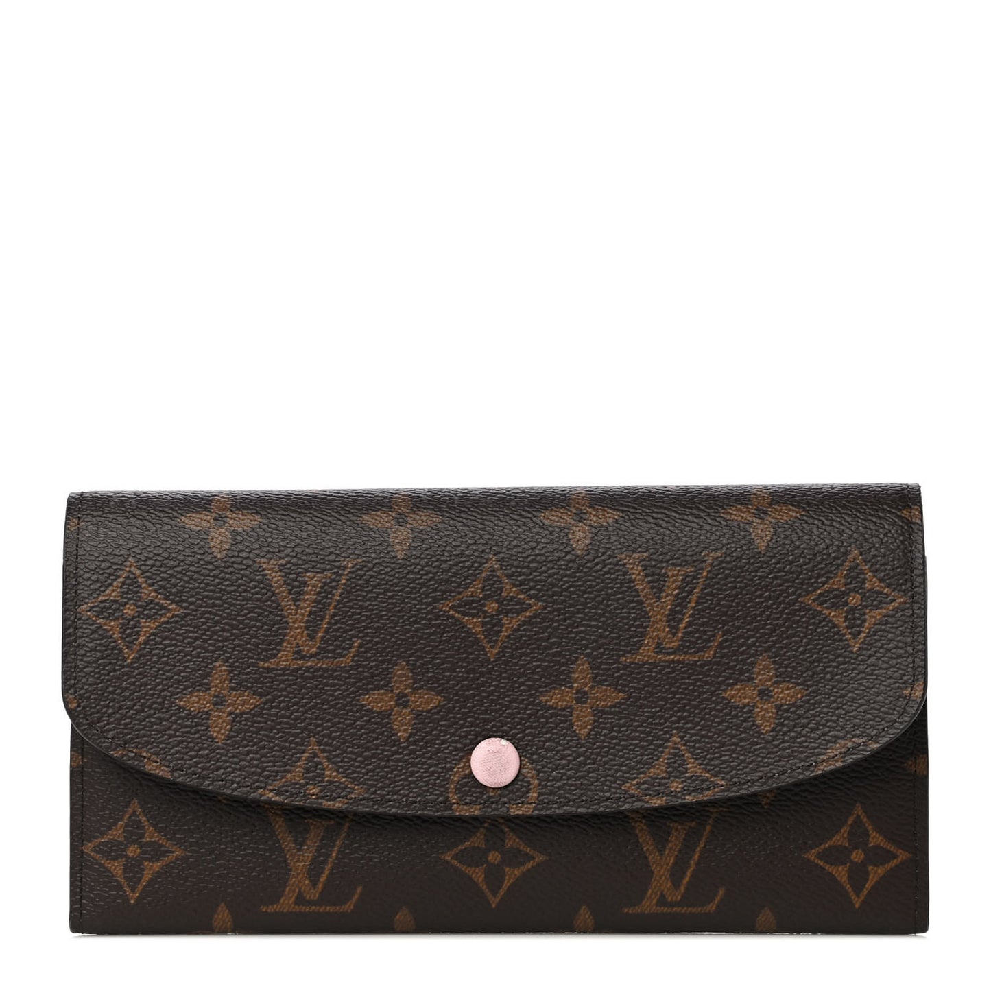 Monogram Emilie Wallet Rose Ballerine