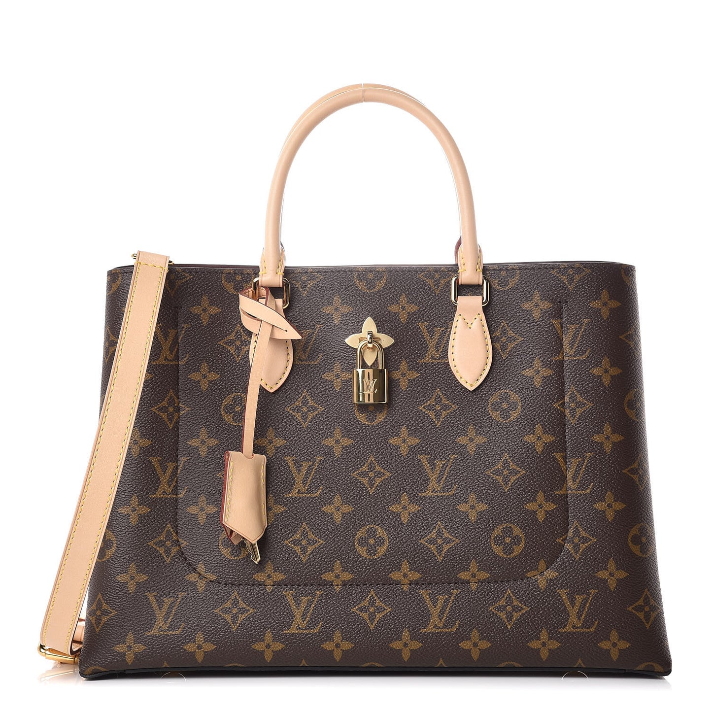 Monogram Flower Tote