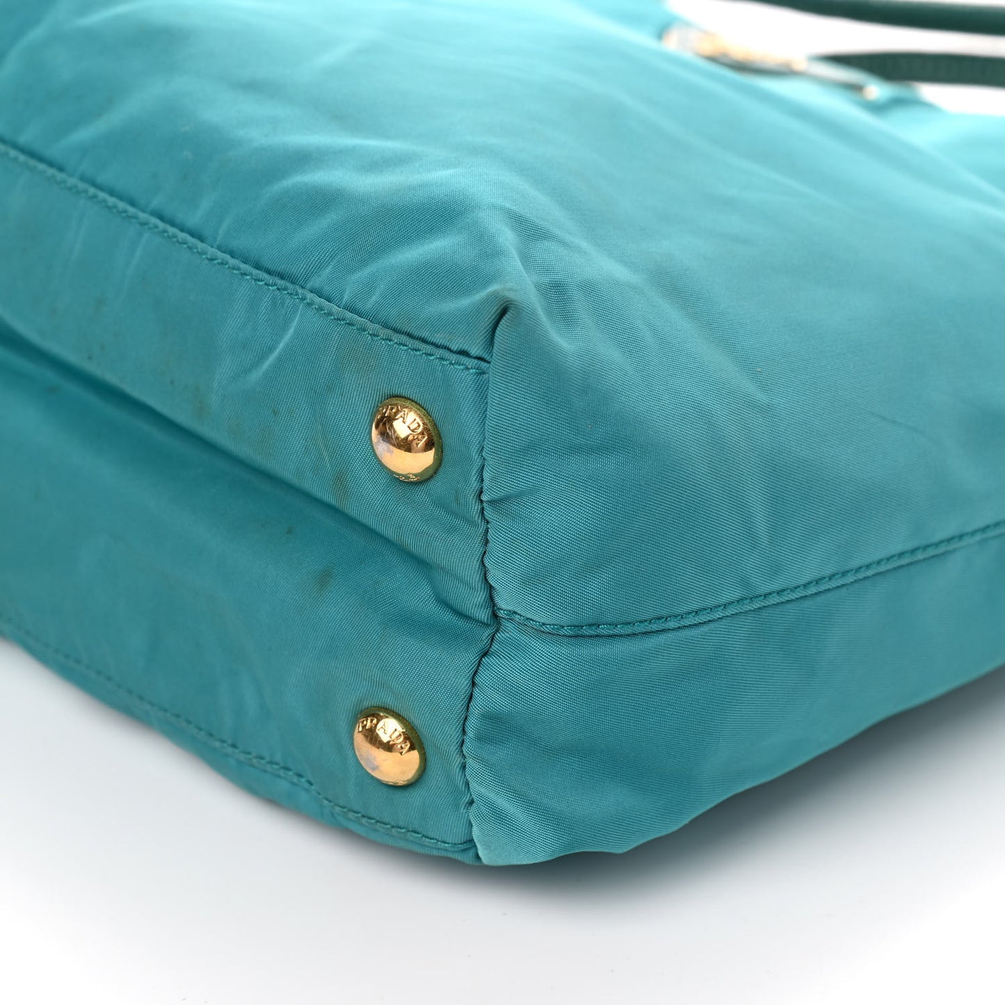 Tessuto Nylon Tote Turchese