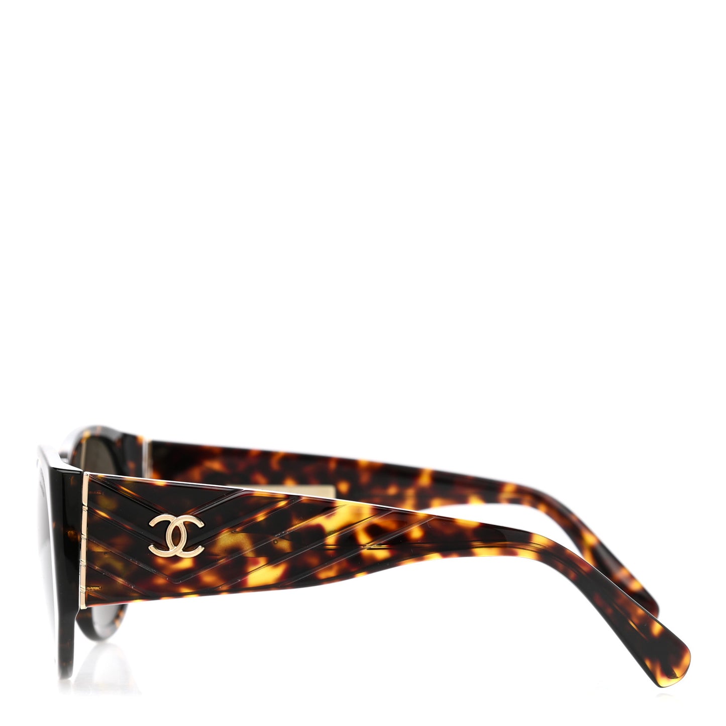Acetate Polarized Oval Sunglasses 5411 Brown
