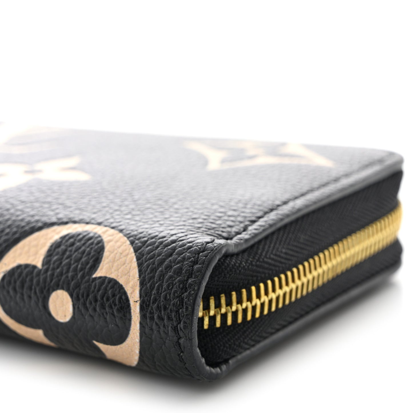 Empreinte Monogram Giant Zippy Wallet Black Beige