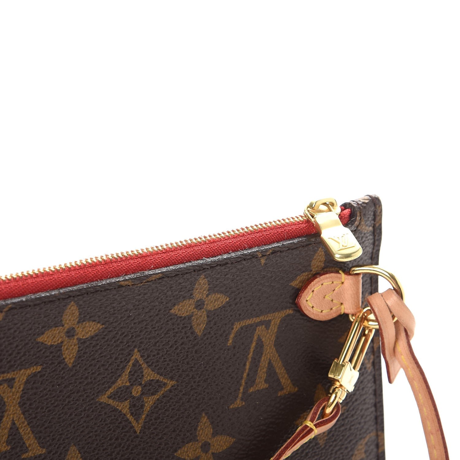 Louis Vuitton Monogram Neverfull MM GM Pochette Cherry 9 of 11