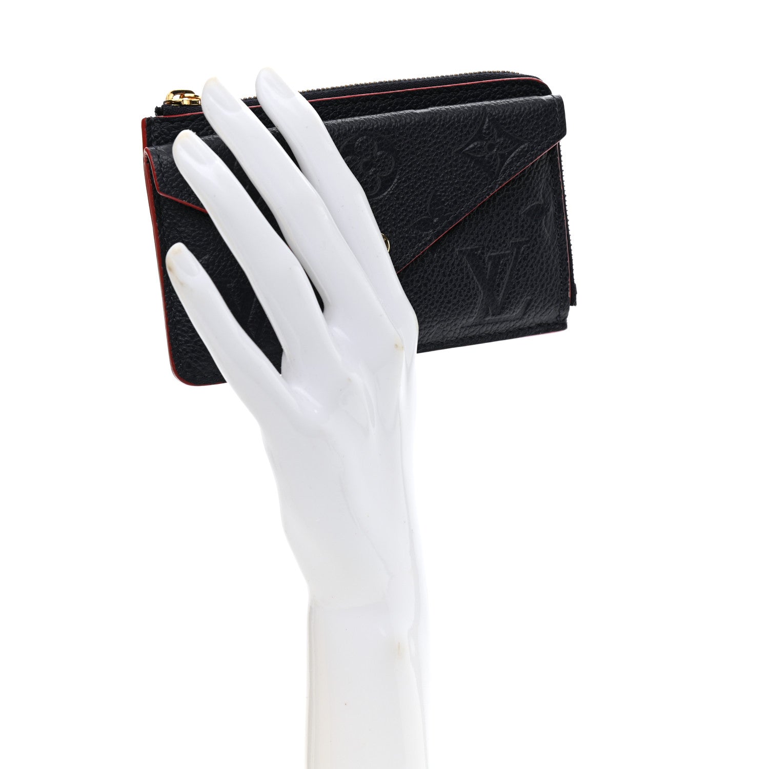 Louis Vuitton Empreinte Recto Verso Card Holder Marine Rouge 2 of 7