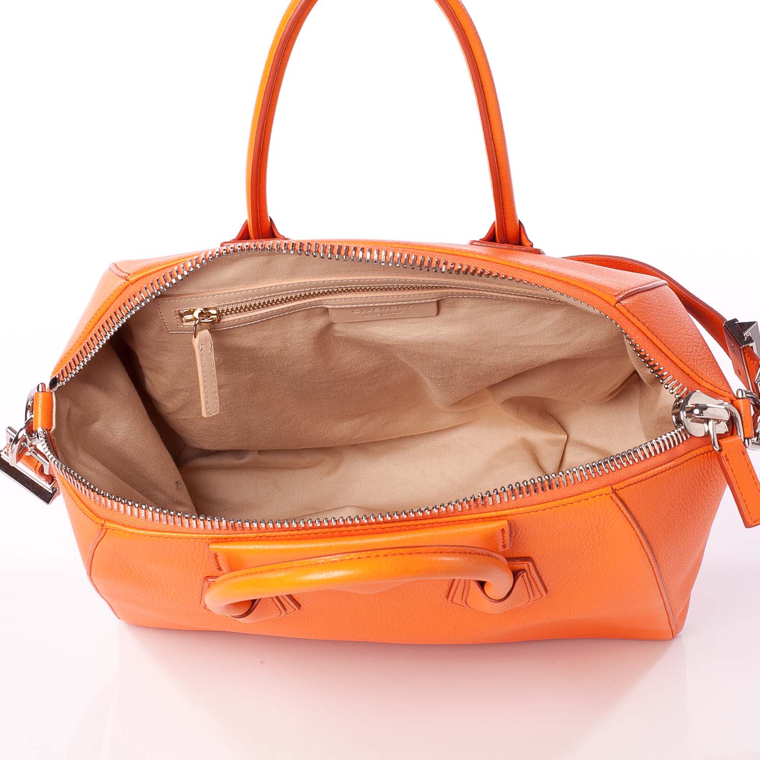Givenchy Goatskin Medium Antigona Orange 9 of 9