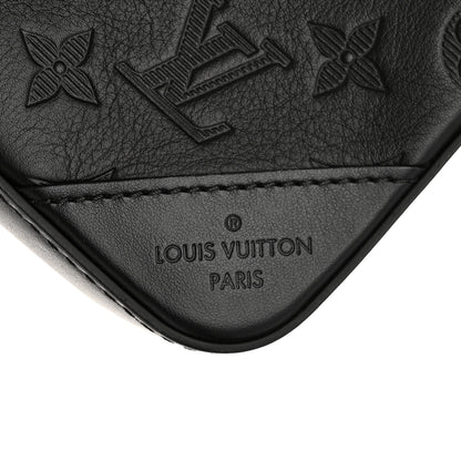 Louis Vuitton Calfskin Monogram Shadow Duo Messenger Black 7 of 11