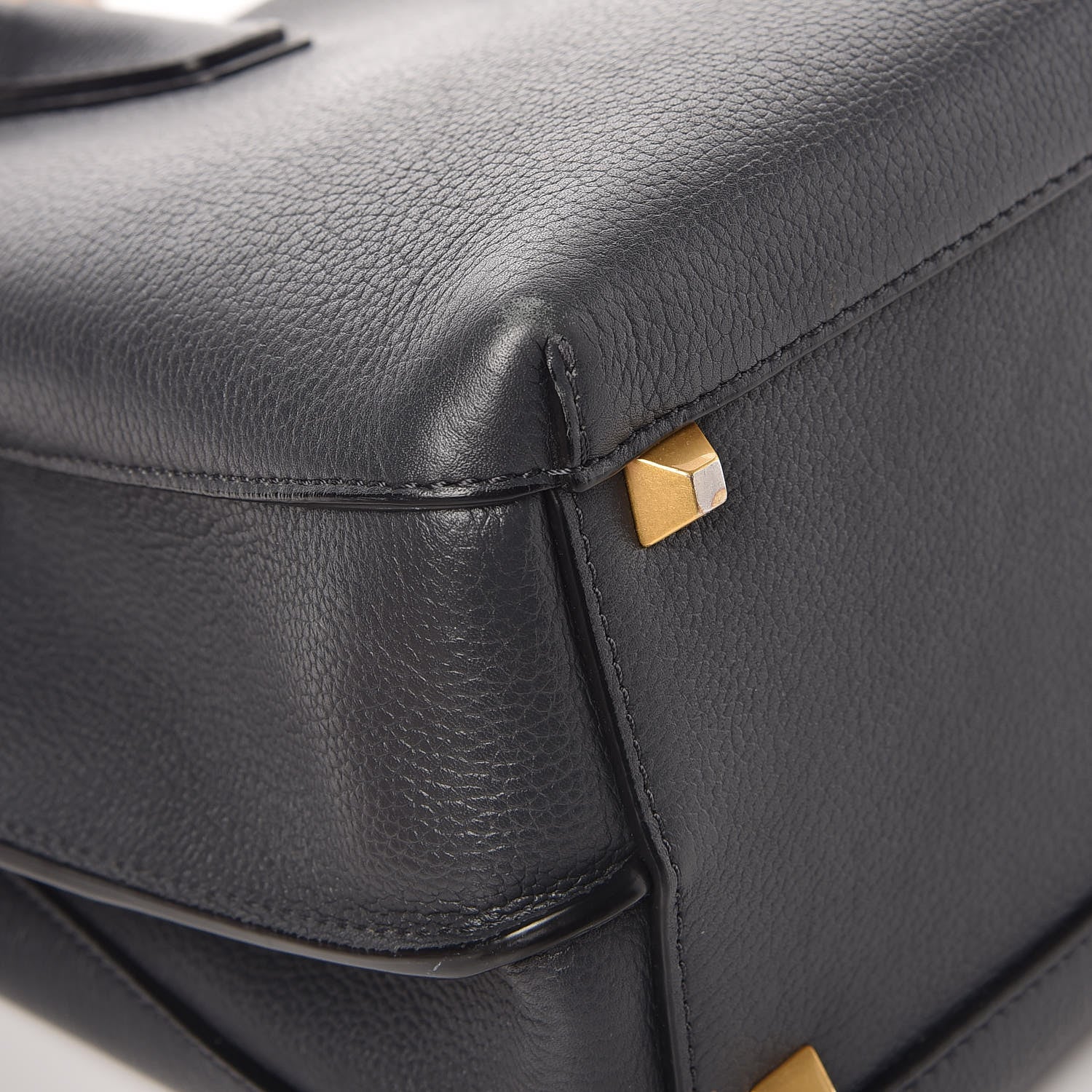 MCM Grained Calfskin Medium Milla Tote Phantom Grey 17 of 19