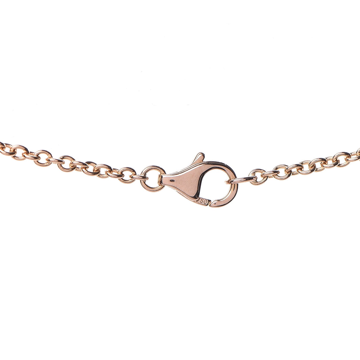 Cartier 18K Pink Gold Interlocking LOVE Necklace 4 of 5