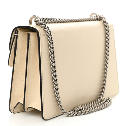 Gucci Textured Calfskin Crystal Small Dionysus Shoulder Bag Mystic White 5 of 29