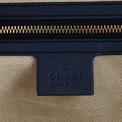 Gucci Patent Medium Soho Chain Shoulder Bag Uniform Blue 7 of 7