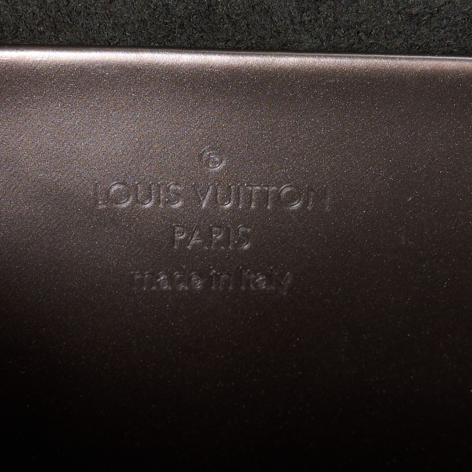 Louis Vuitton Vernis Epi Monogram Wynwood Metallic Taupe Grey 6 of 11