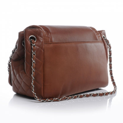 Chanel Calfskin Coco Bengal Accordion Flap Camel 3 of 7