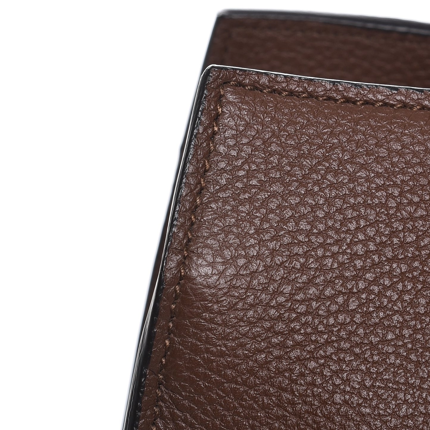 Soft Calfskin Medium Jackie Top Handle Bag Nut Brown