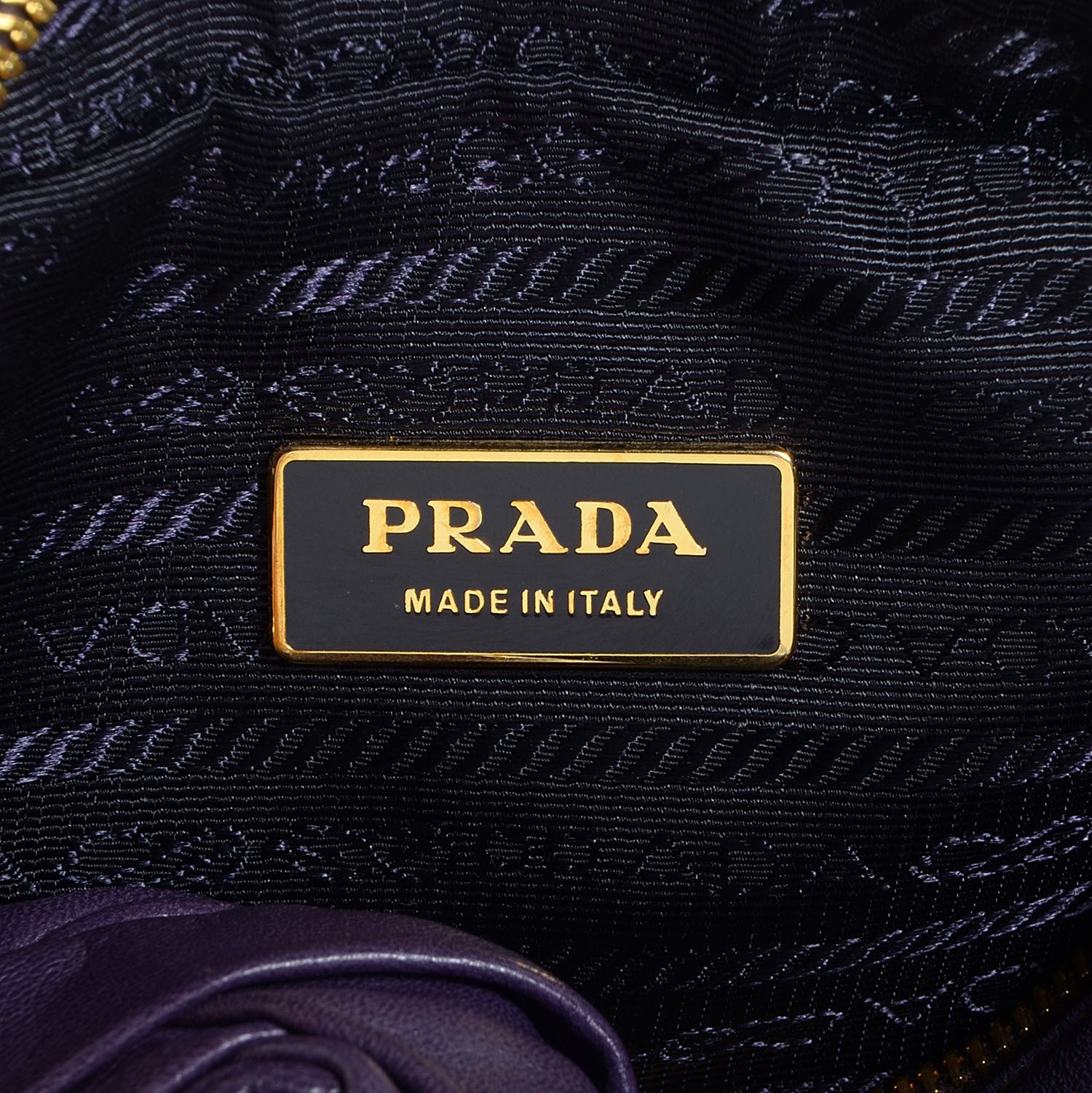 Prada Nappa Rosette Camera Crossbody Viola 7 of 10