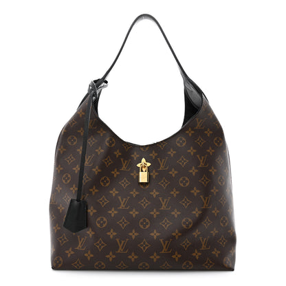 Louis Vuitton Monogram Flower Hobo Black 1 of 18