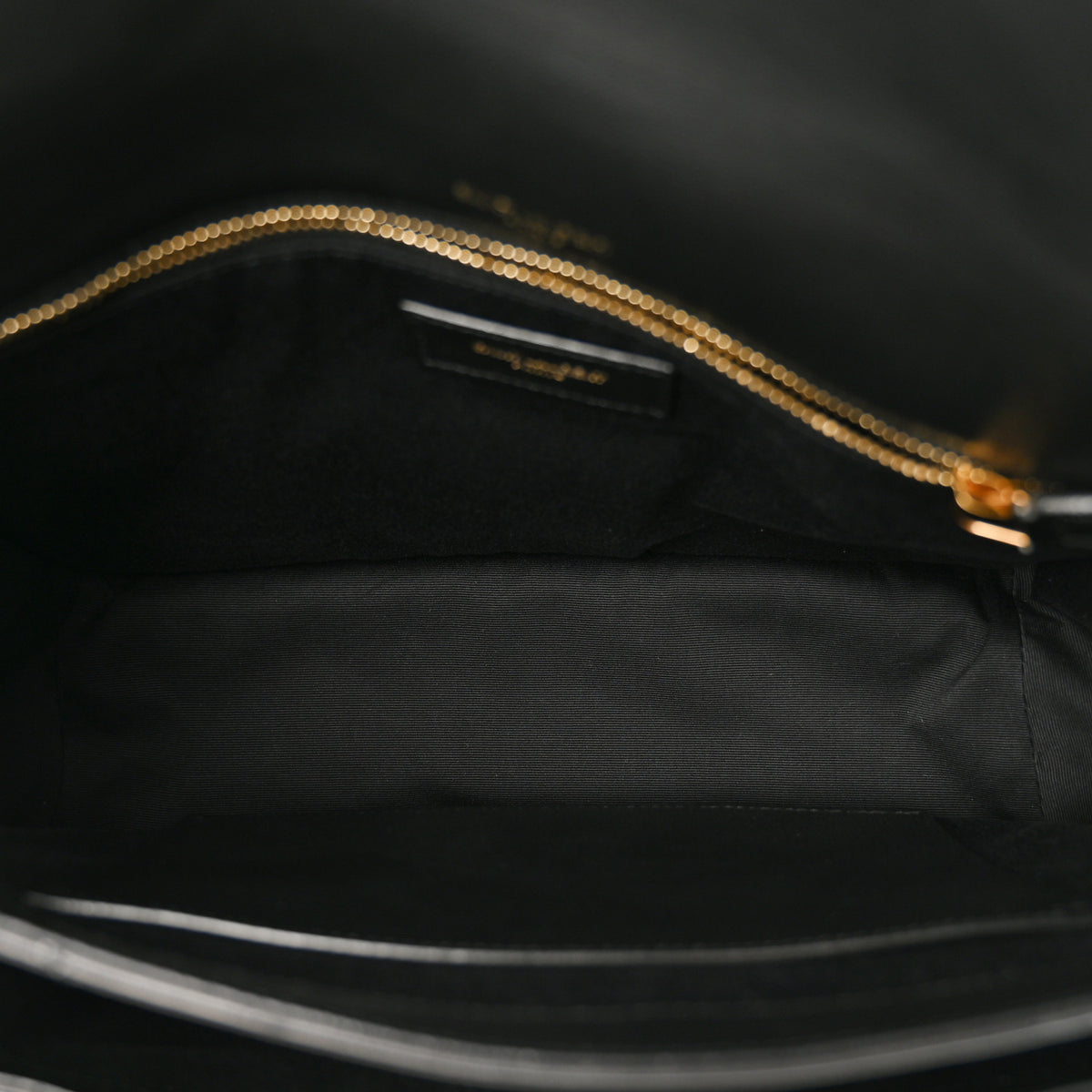 Lambskin Matelasse Monogram Medium Niki Chain Satchel Black