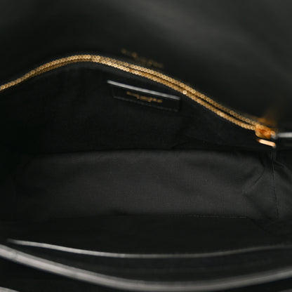 Saint Laurent Lambskin Matelasse Monogram Medium Niki Chain Satchel Black 5 of 10