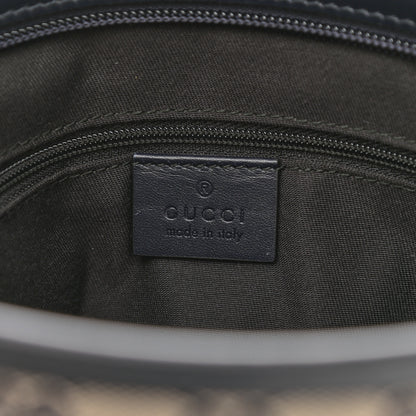 Gucci GG Supreme Monogram Web Flat Messenger Bag Navy 6 of 8