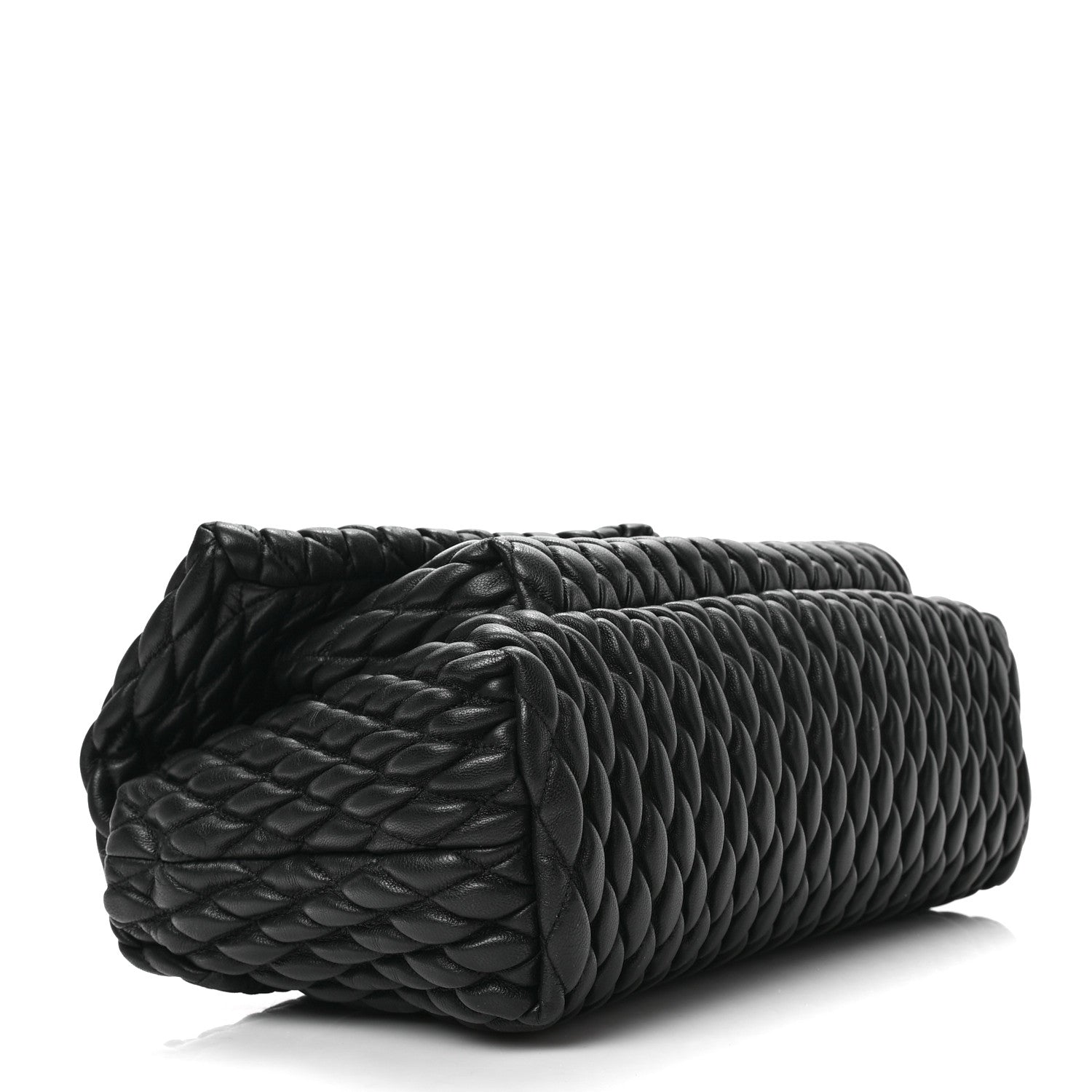 Proenza Schouler Lambskin Quilted PS Harris Small Shoulder Bag Black 4 of 10