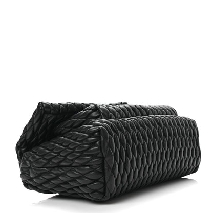Proenza Schouler Lambskin Quilted PS Harris Small Shoulder Bag Black 4 of 10
