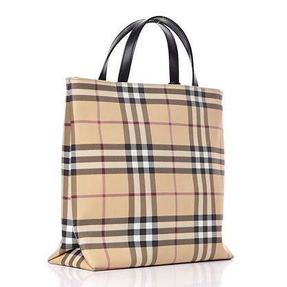 Burberry House Check Medium Tote Black 3 of 10