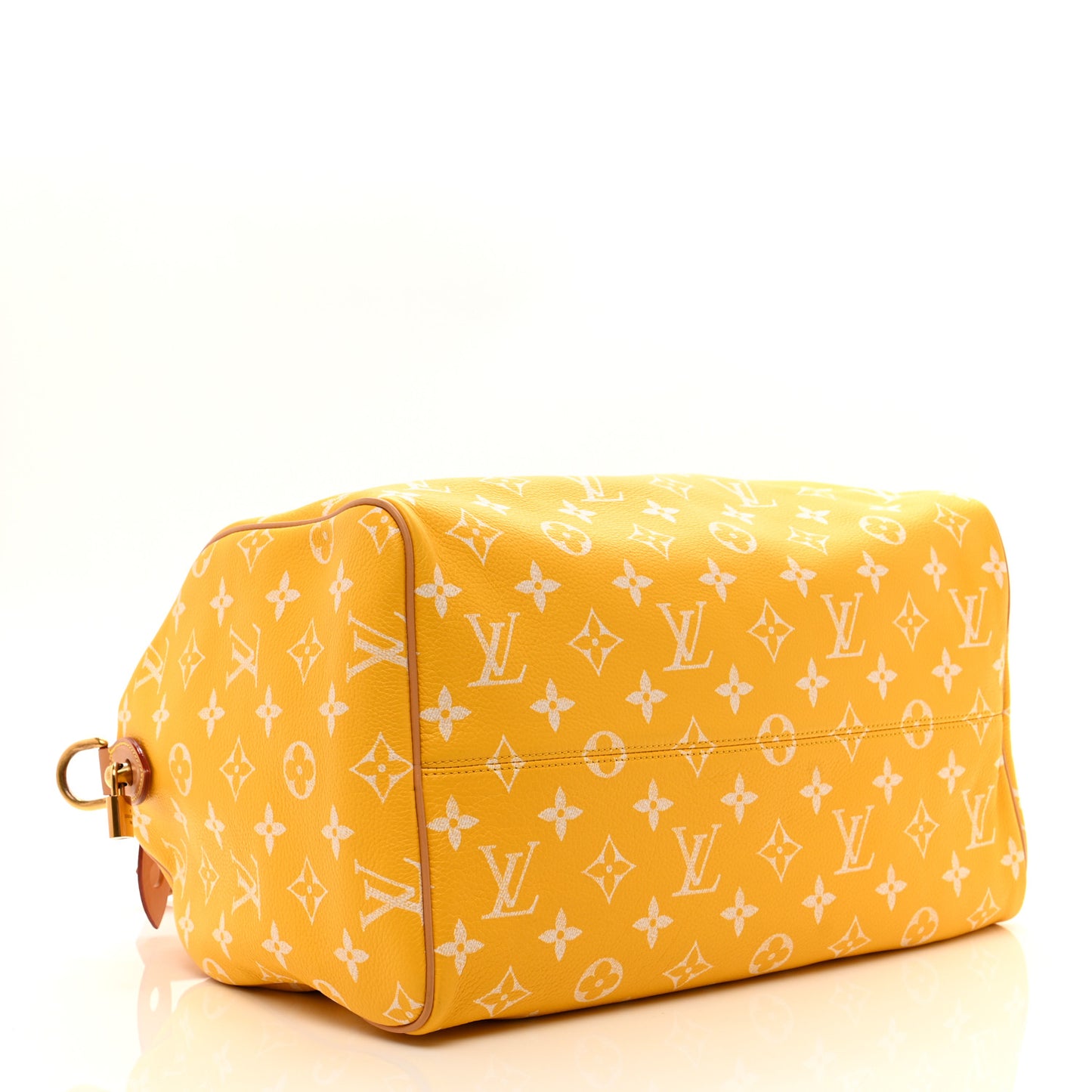 Calfskin Monogram Speedy P9 Bandouliere 40 Yellow