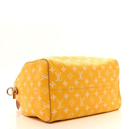 Louis Vuitton Calfskin Monogram Speedy P9 Bandouliere 40 Yellow 3 of 14