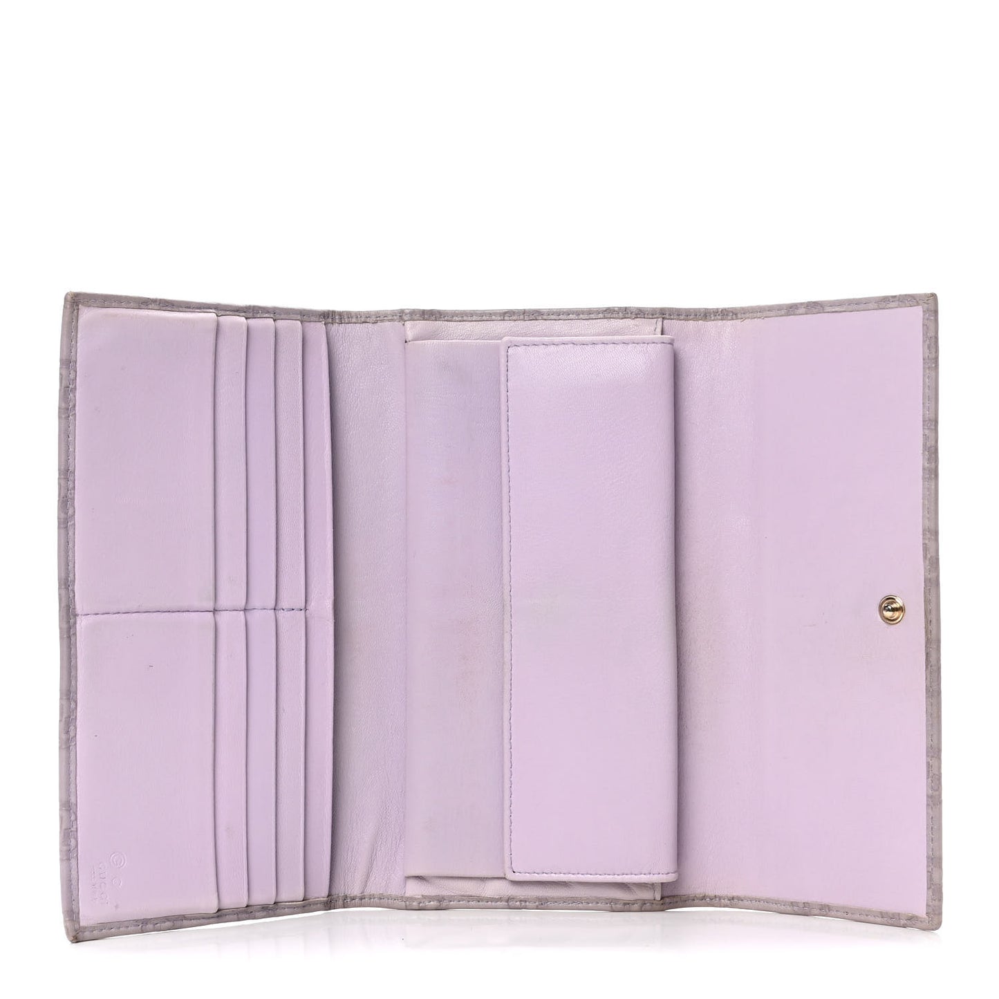 Guccissima Continental Wallet Lilac