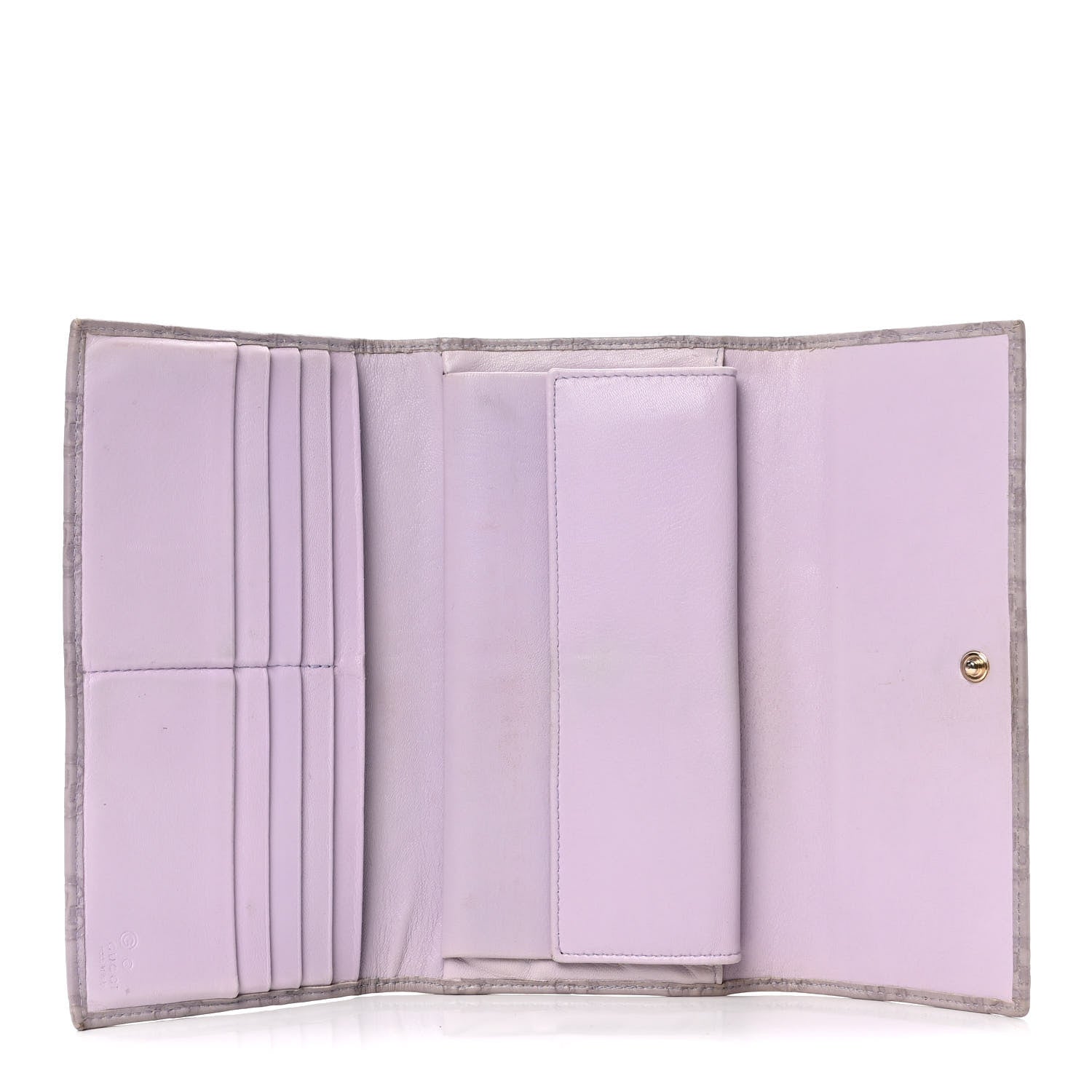 Gucci Guccissima Continental Wallet Lilac 4 of 5